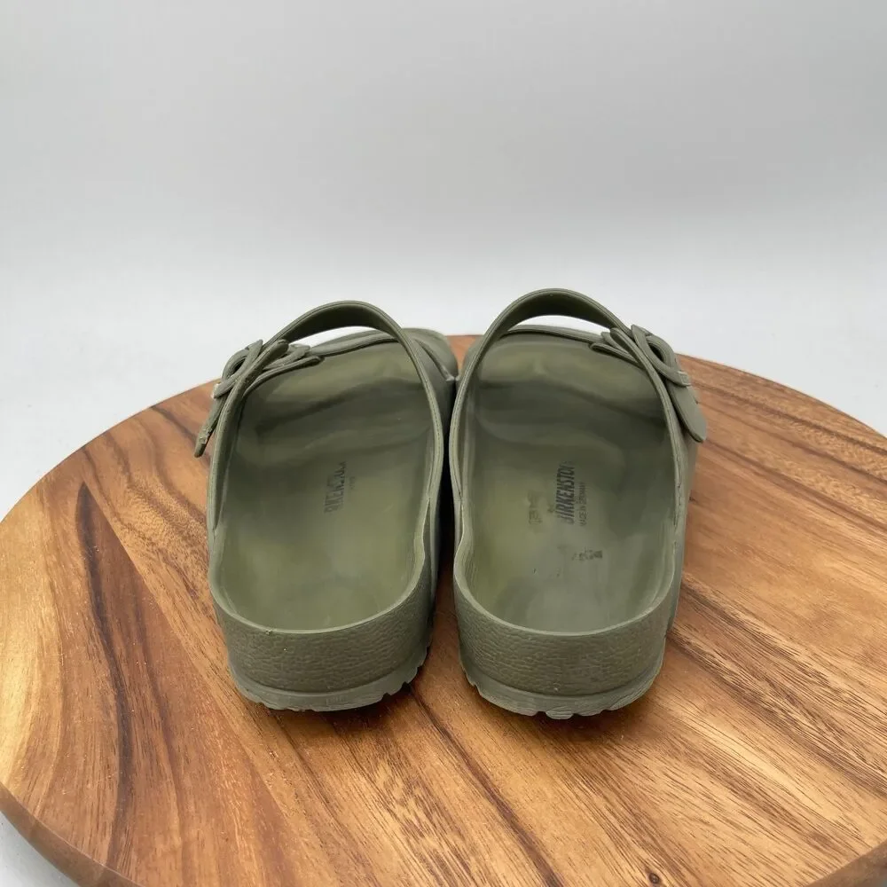 Birkenstock Arizona EVA Mens Size 11 / 44 Army Green Sandals Summer Beach Casual